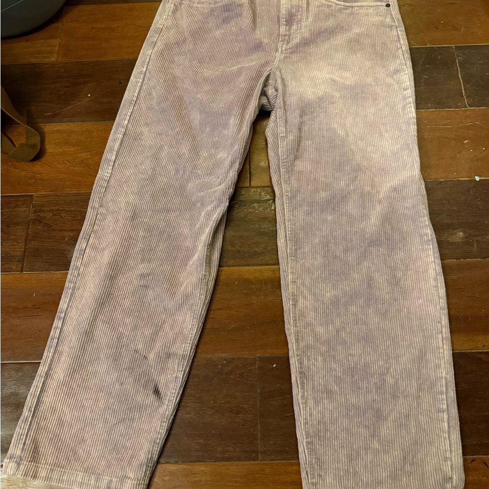 Empyre Tan Corduroy Pants Relaxed Fit
